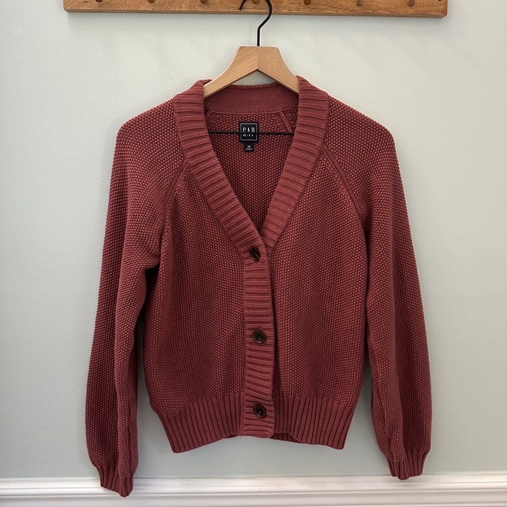 GAP Women's Mauve Cardigan